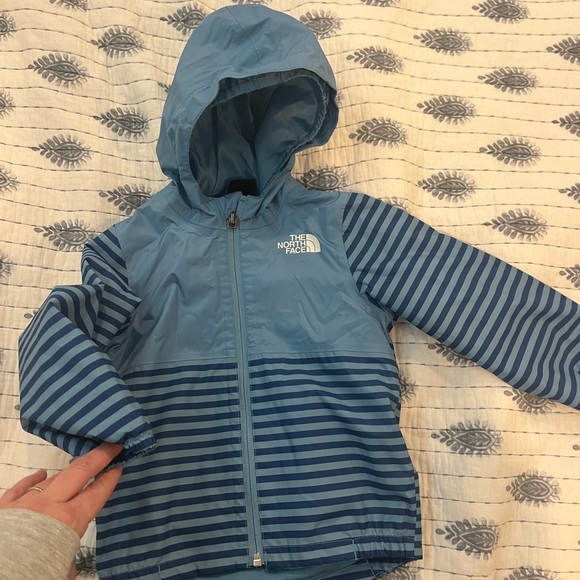 The North Face Blue Striped Jacket - Picture 1 of 12